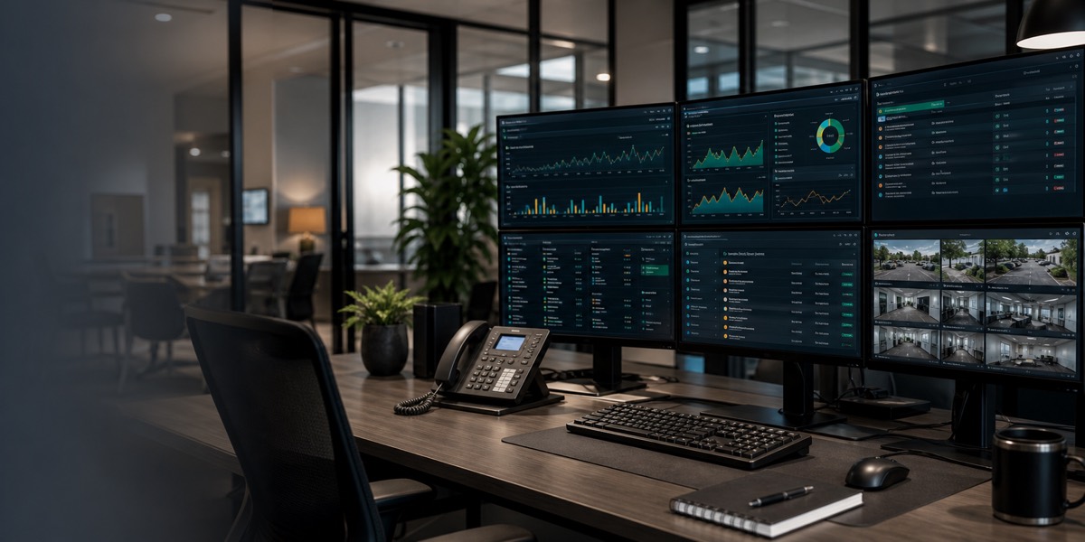 Sentinel Owl operations desk and security dashboards